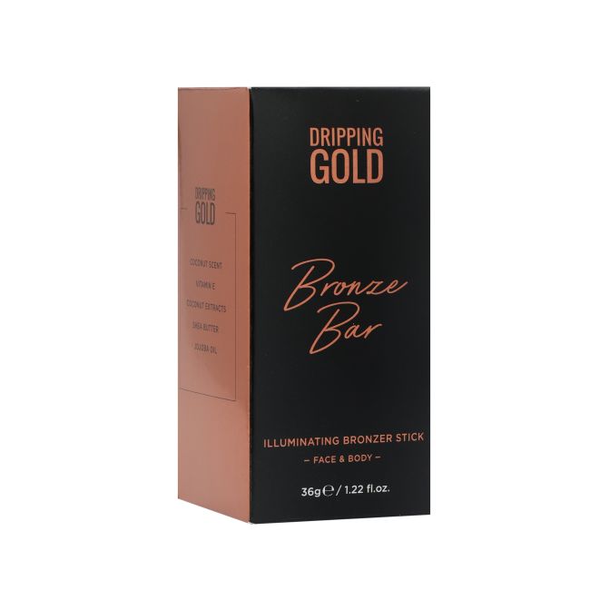 DRIPPING GOLD BRONZE BAR ILLUMINATING BRONZER veido ir kūno pudra - pieštukas, 36 g