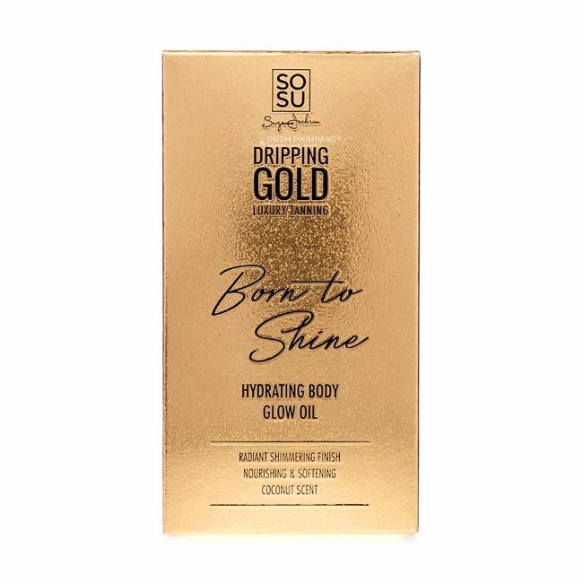DRIPPING GOLD BORN TO SHINE HYDRATING GLOW kūno aliejus, 55 ml