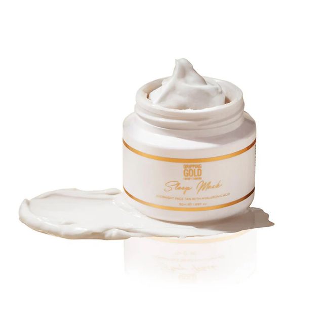 DRIPPING GOLD SLEEP savaiminio įdegio naktinė veido kaukė, 50 ml