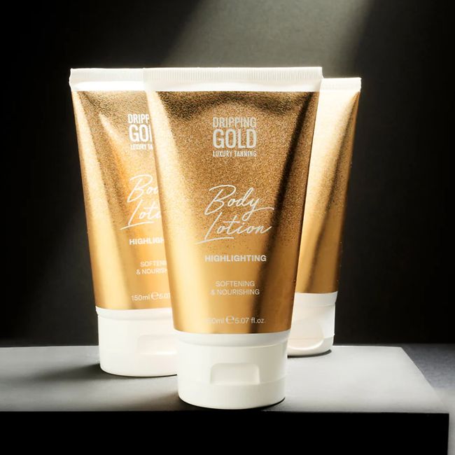 DRIPPING GOLD HIGHLIGHTING kūno losjonas, 150 ml