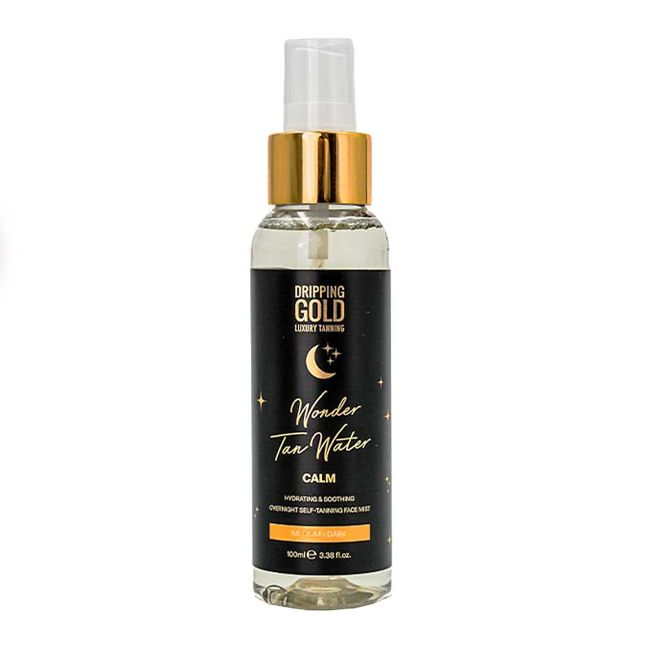 DRIPPING GOLD WONDER TAN WATER CALM savaiminio įdegio veido dulksna, 100 ml