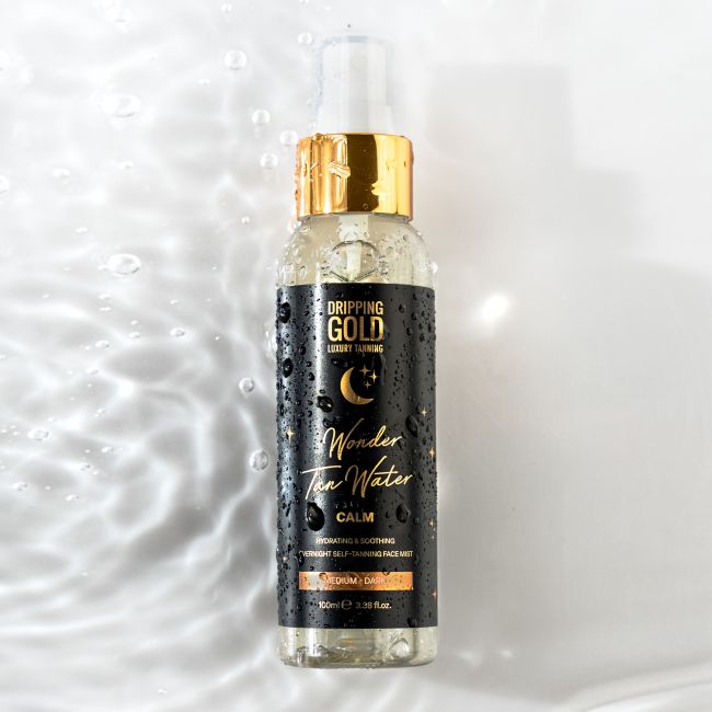 DRIPPING GOLD WONDER TAN WATER CALM savaiminio įdegio veido dulksna, 100 ml