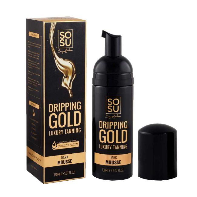 DRIPPING GOLD LUXURY DARK savaiminio įdegio putos, 150 ml