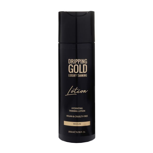 DRIPPING GOLD LUXURY TANNING HYDRATING MEDIUM savaiminio įdegio losjonas, 200 ml
