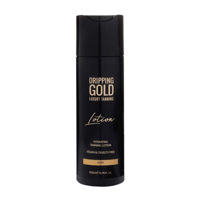 DRIPPING GOLD LUXURY TANNING HYDRATING DARK savaiminio įdegio losjonas, 200 ml