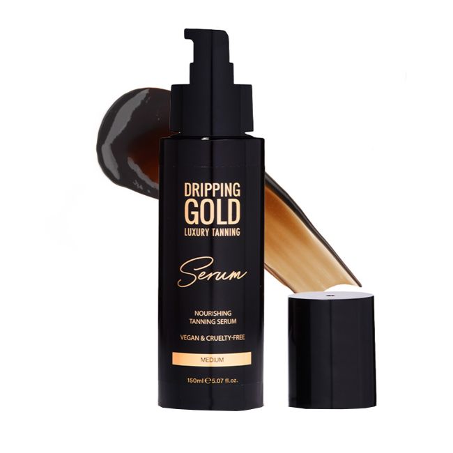 DRIPPING GOLD LUXURY TANNING NOURISHING MEDIUM savaiminio įdegio serumas, 150 ml