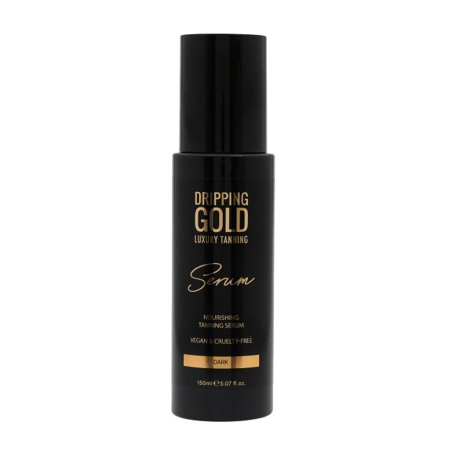DRIPPING GOLD LUXURY TANNING NOURISHING DARK savaiminio įdegio serumas, 150 ml