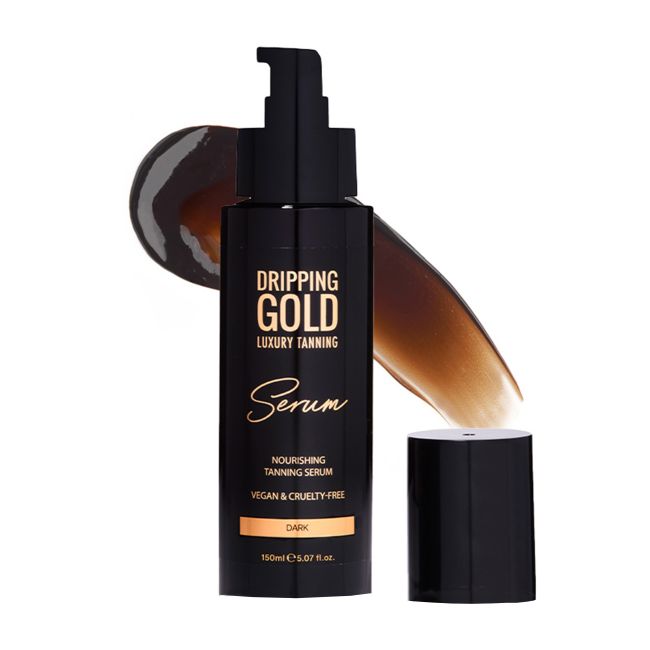 DRIPPING GOLD LUXURY TANNING NOURISHING DARK savaiminio įdegio serumas, 150 ml