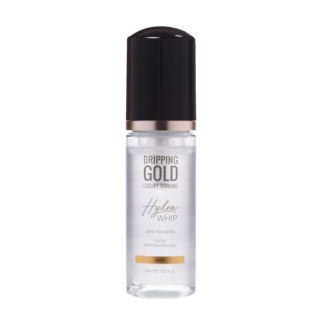 DRIPPING GOLD HYDRA WHIP CLEAR DARK savaiminio įdegio putos, 150 ml