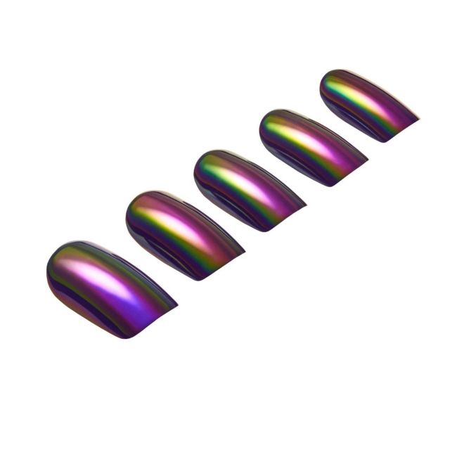ARDELL NAIL ADDICT CHROME priklijuojami nagai (28 vnt.)