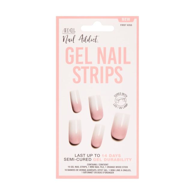 ARDELL NAIL ADDICT gelio nagų juostelės (16 vnt.)