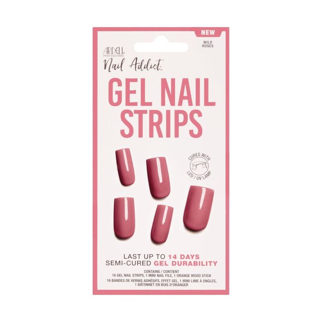 ARDELL NAIL ADDICT gelio nagų juostelės (16 vnt.)