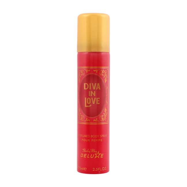 SHIRLEY MAY DELUXE DIVA IN LOVE purškiamasis moterų dezodorantas, 75 ml