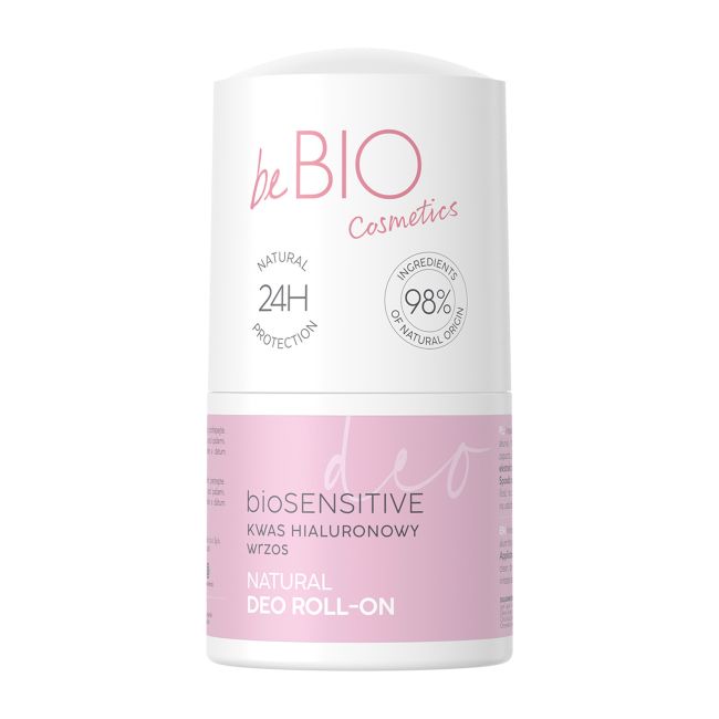 BEBIO BIO SENSITIVE NATURAL rutulinis dezodorantas, 50 ml