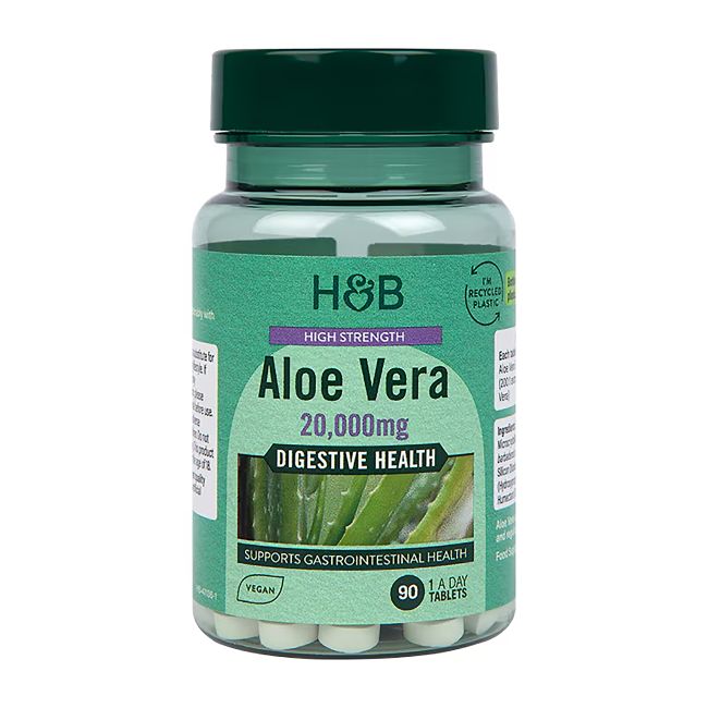 H&B HIGH STRENGTH tikrasis alavijas 10,000 mg, 90 tablečių