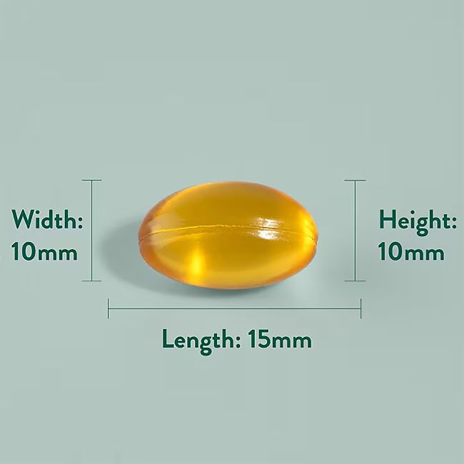 H&B VEGAN omega 3 žuvų taukai, 60 kapsulių