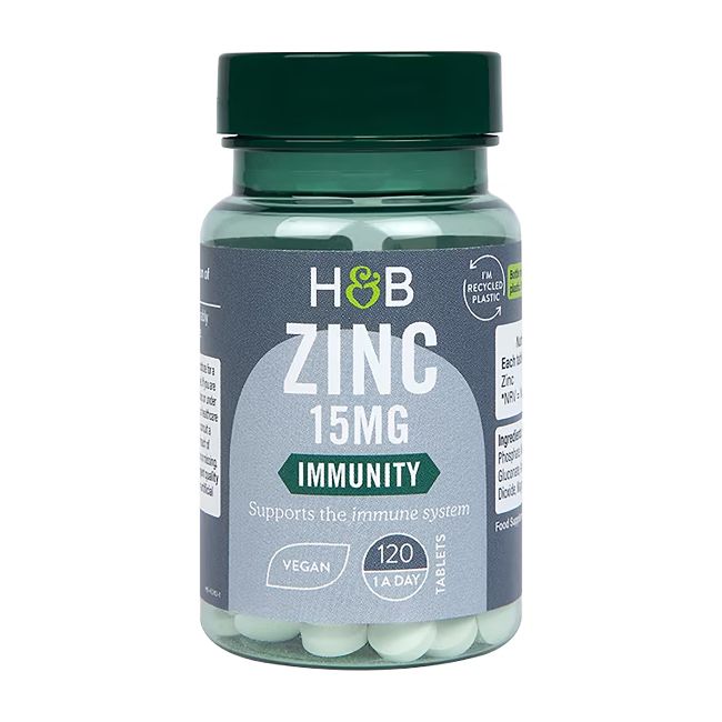 H&B cinkas 15 mg, 120 tablečių