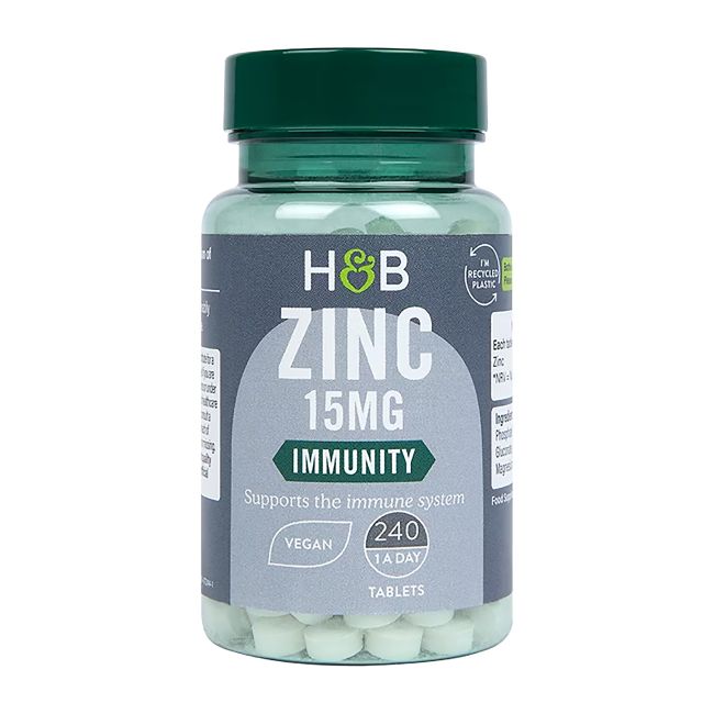 H&B cinkas 15 mg, 240 tablečių