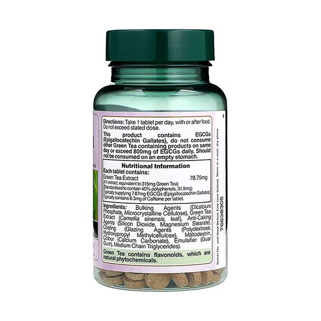 NATURE'S GARDEN žalioji arbata 315 mg, 200 tablečių