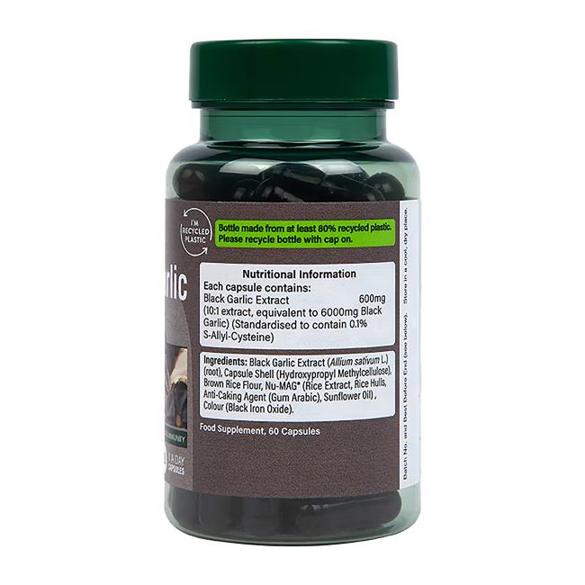 H&B juodasis česnakas 6000 mg, 60 kapsulių