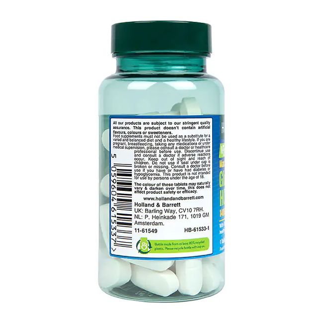 H&B MAX STRENGTH gliukozamino hidrochloridas 1400 mg, 60 tablečių