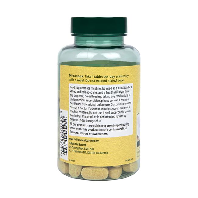 H&B bičių žiedadulkės 500 mg, 90 tablečių