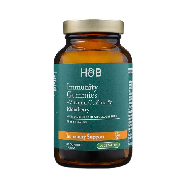 H&B šeivamedis imunitetui su vitaminu C ir cinku, 30 guminukų
