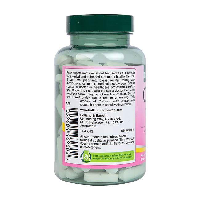 H&B kalcis, magnis ir vitaminas D, 120 tablečių