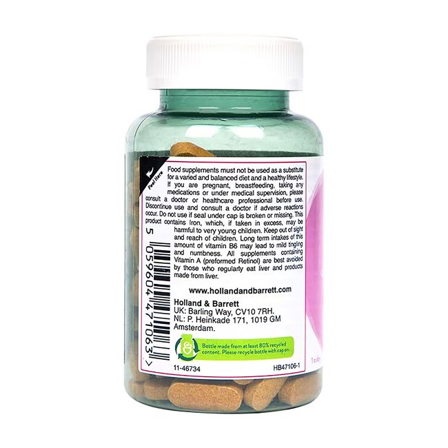 H&B vitaminai plaukams, 120 tablečių