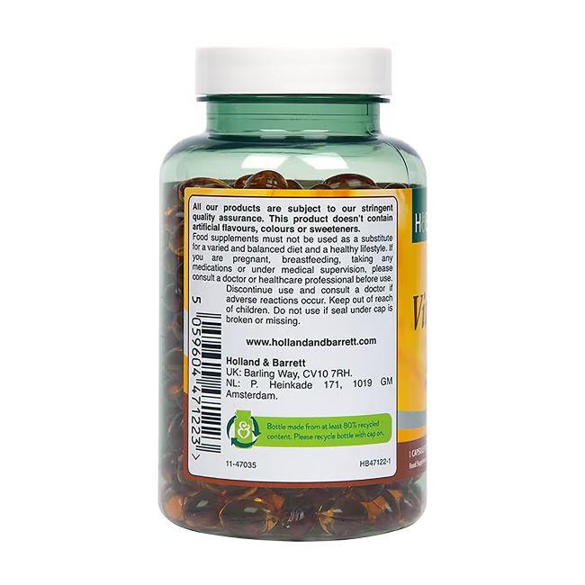H&B vitaminas E 400 µg, 240 kapsulių