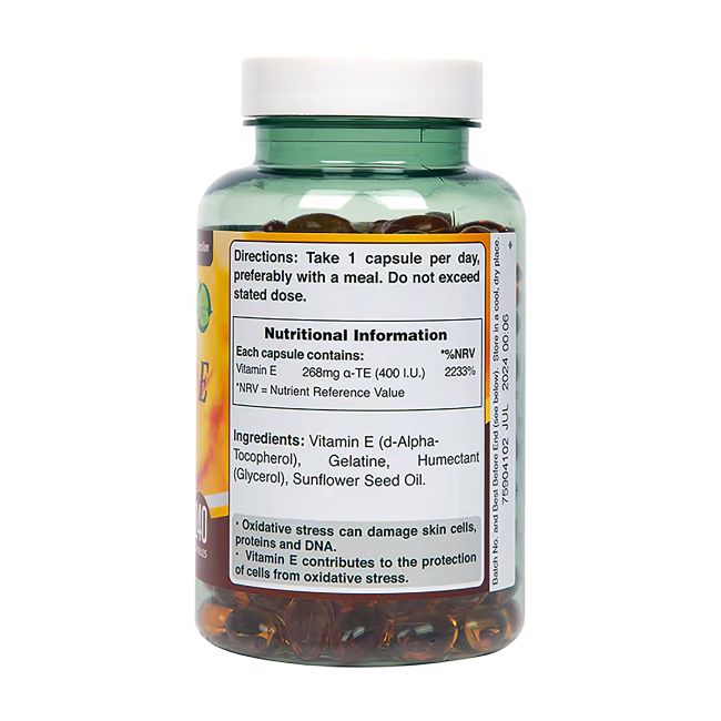 H&B vitaminas E 400 µg, 240 kapsulių