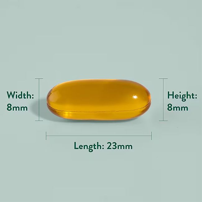 H&B HIGH STRENGTH linų sėmenų aliejus 2000 mg, 120 kapsulių