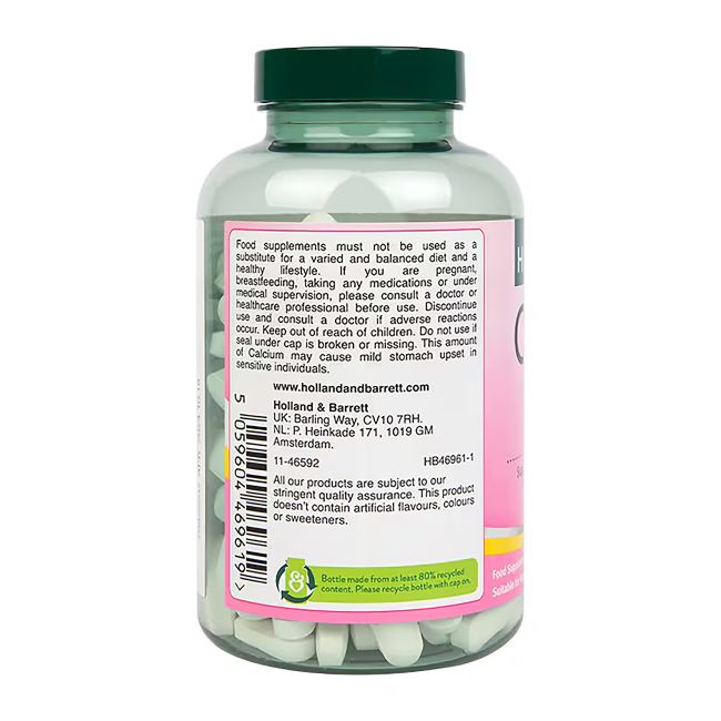 H&B kalcis, magnis ir vitaminas D, 180 tablečių