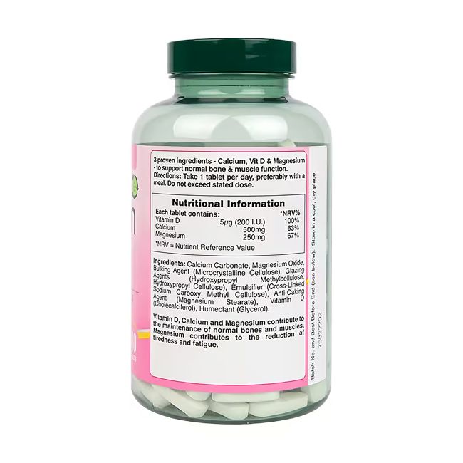 H&B kalcis, magnis ir vitaminas D, 180 tablečių