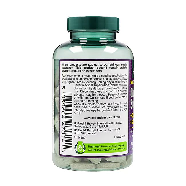 H&B MAX STRENGTH gliukozaminas, chondroitinas, MSM ir kolagenas, 180 tablečių