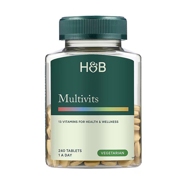H&B multivitaminai, 240 tablečių