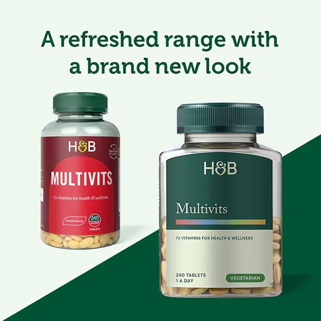 H&B multivitaminai, 240 tablečių