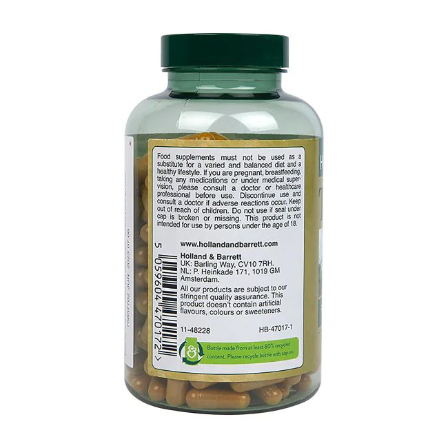 H&B ciberžolė 500 mg, 240 kapsulių