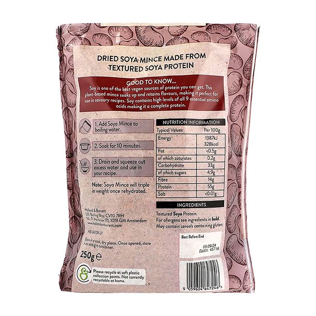 HOLLAND & BARRETT sojos baltymų maltinukai, 250 g