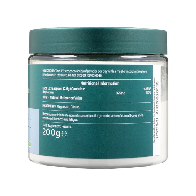 H&B magnis 375 mg, milteliai, 200 g