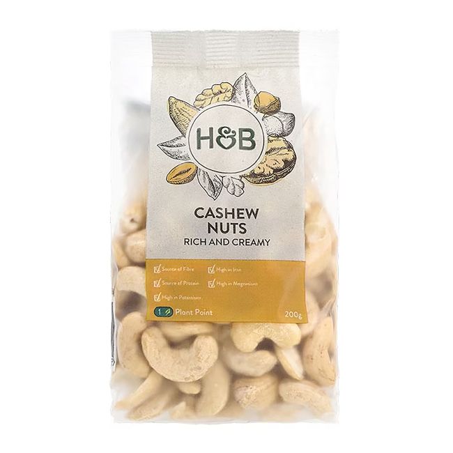 HOLLAND & BARRETT anakardžių riešutai, 200 g