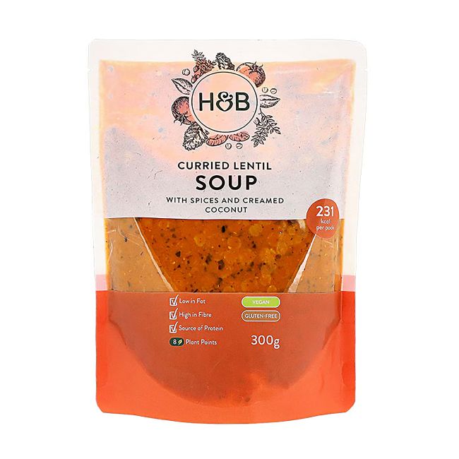 HOLLAND & BARRETT lęšių sriuba su kariu, 300 g
