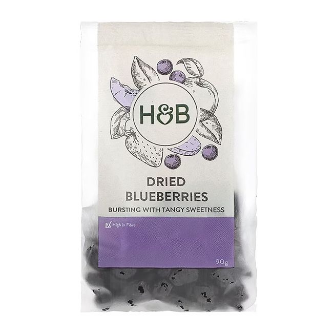HOLLAND & BARRETT džiovintos mėlynės, 90 g