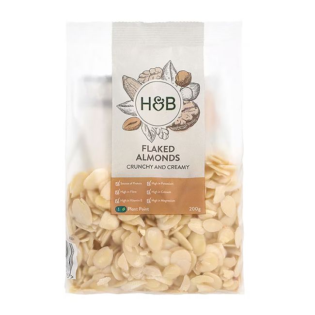 HOLLAND & BARRETT migdolų drožlės, 200 g