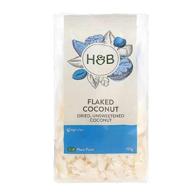 HOLLAND & BARRETT kokosų dribsniai, 100 g