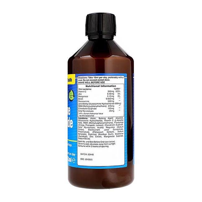 H&B gliukozamino hidrochloridas, skystis, 473 ml