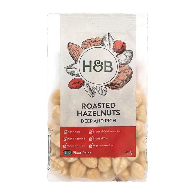 HOLLAND & BARRETT skrudinti lazdyno riešutai, 100 g