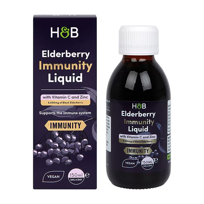 H&B šeivamedis imunitetui, skystis, 150 ml