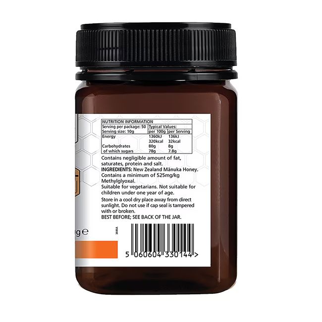 MANUKA LAB MANUKA MGO 525 medus, 500 g