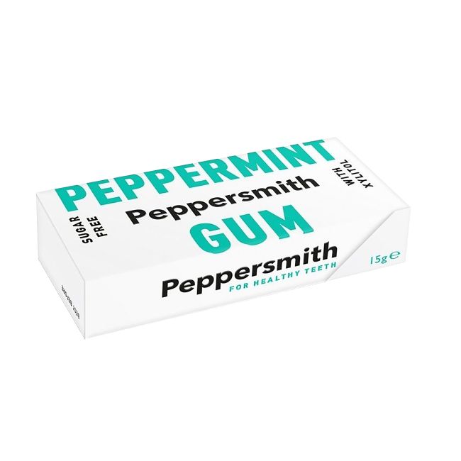 PEPPERSMITH PEPPERMINT kramtomoji guma, 15 g